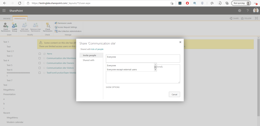 How To Provide Everyone Access In SharePoint Online
